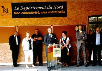le 26 juin 2010  Anor lors de l'inauguration du Dojo